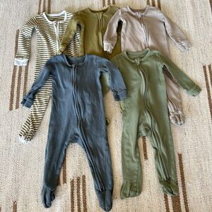 Colored Organics Peyton Zipper Sleeper Bundle - 6-12M